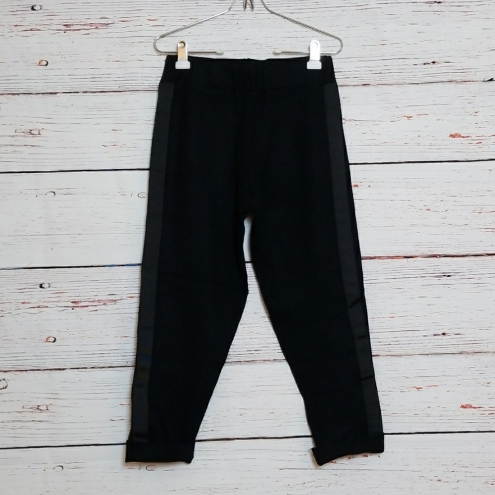 ZARA // knit joggers ribbon sides stripe - Picture 2 of 8